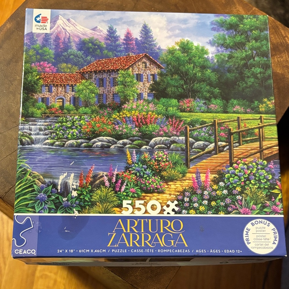 *3 Puzzles for 20

Arturo Zarraga 550 Piece Puzzle~Complete